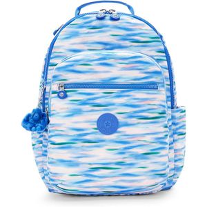 Kipling Seoul KI5210 Mochila Grande Para Mujer | Azul Diluido