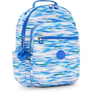 Kipling Seoul KI5210 Mochila Grande Para Mujer | Azul Diluido
