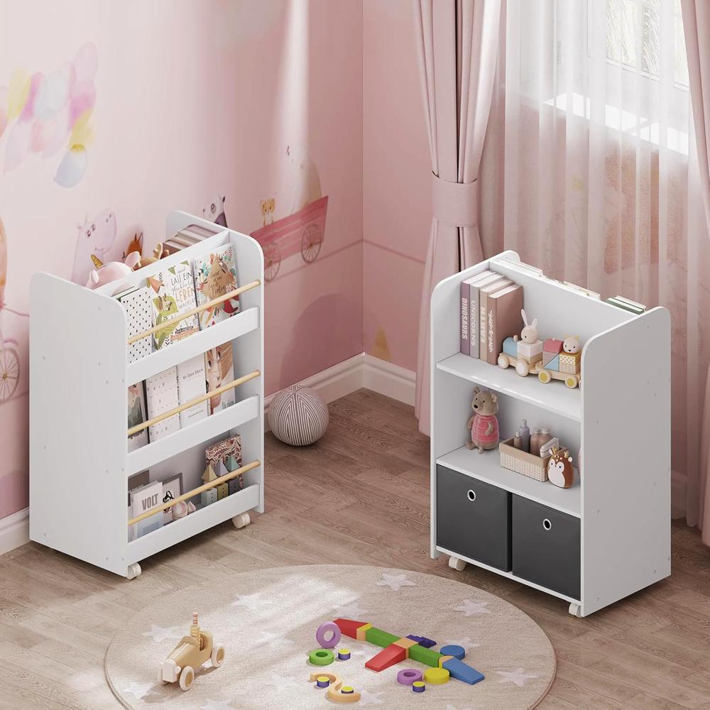Librero Infantil Amore Home Lola Doble Cara con Ruedas - Real Plaza