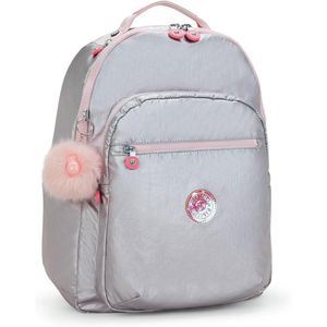 Kipling Seoul KI5210 Mochila Grande Para Mujer | Ice Silver Met