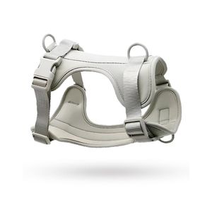 Pechera Para Perros Nailon Ajustable Gris - Talla M