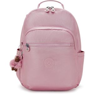 Kipling Seoul KI5210XL Mochila para Laptop para Mujer | Lila Metalizado P