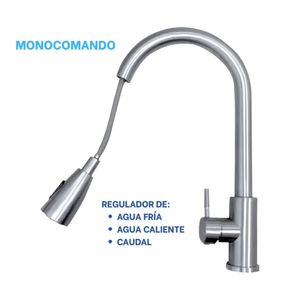 Grifo Ganso Retractil Mezcladora Monocomando Valmax 153084