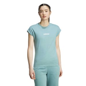 Polo Deportivo Adidas Mujer Essentials Linear Jy4890 Turquesa