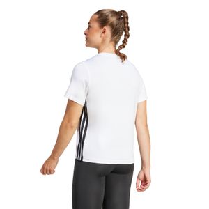 Polo Deportivo Adidas Mujer Te 3S Crew Tee Jh1393 Blanco