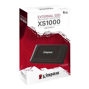 DISCO SOLIDO EXT KINGSTON 1TB XS1000 USB-C32 GEN2 NEGRO