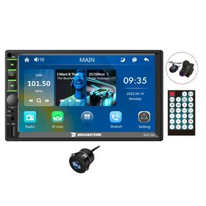 Autoradio Mirrorlink compatible con Android/iPhone BT USB AUX 7 Pulgadas HD BXS-250