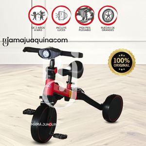 Triciclo Guiador para Niños «VOLTIN» de Lujo Red