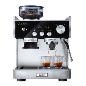 Cafetera Oster® para Espresso Perfect Brew Máxima BVSTEM7400 con Molinillo integrado y accesorios
