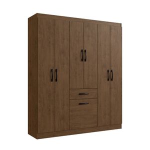 Ropero Florencia 7 Puertas 1 Cajón Castaño Doripel