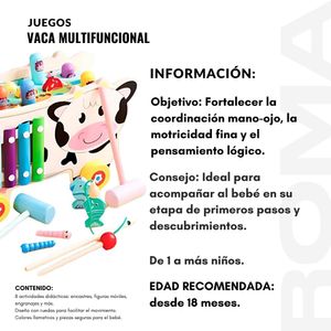 VACA MULTIFUNCIONAL - JUEGO DIDÁTICO