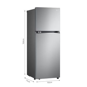 Refrigeradora LG GT31BPP 315L Door Cooling Top Freezer Plateada