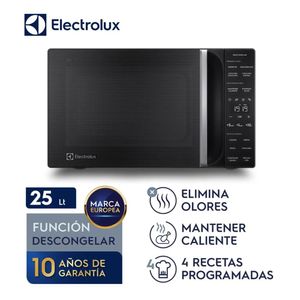 Horno Microondas Freestanding 25LT Electrolux EMDY25S2MXB Negro