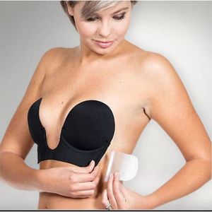 Brasier Escote Profundo Straple Negro D