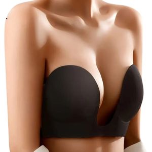 Brasier Escote Profundo Straple Negro D