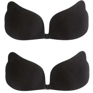 Brasier Broche Invisible Mariposa Negro D