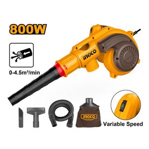 Sopladora y Aspiradora 800w industrial Ingco AB8038