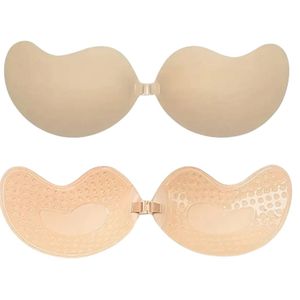 Brasier Broche Invisible Con Forma de Mango Nude A