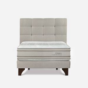 Dormitorio Europeo Tempo Plus 2 Plazas Issey Niebla