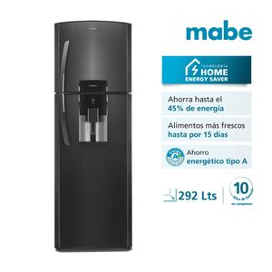 Refrigeradora Mabe RMA305FWPC Top Mount No Frost 300L Negro