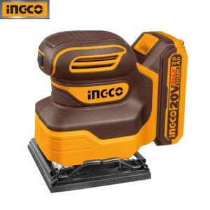 Lijadora Orbital Ingco 20V 1 Batería 2.0AH con Cargador CSHSLI20141