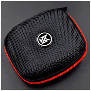 Mini Estuche para Auriculares Compacto Resistente Portátil Negro
