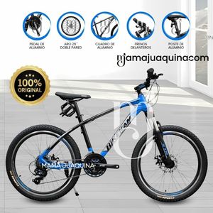 Bicicleta Deportiva Aro 26 «MADRID II» de Lujo Blue
