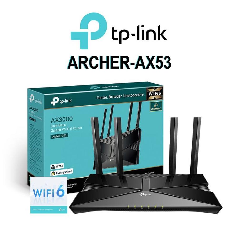 TP-Link Archer AX53 Router Wi-Fi6 Dual Band 24 y 5GHz - Real Plaza
