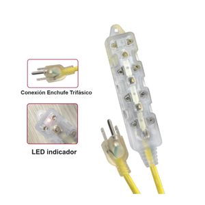 Extension Universal Siliconada de 30 Metros Opalux Op-FL1230