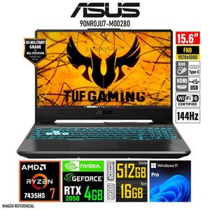 Laptop ASUS TUF GAMING A15 FA506NFR-HN014 Ryzen 7-7435HS 16GB 512GB 15.6" FHD RTX 2050 4GB