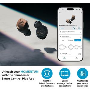 Audífonos Sennheiser MTW4 Blanco Plata Cancelación Ruido