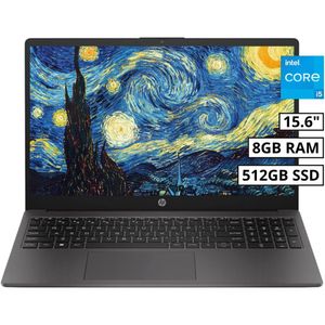 LAPTOP HP 250 G10 15.6 FHD INTEL CORE i5-1334U 8GB RAM 512GB SSD