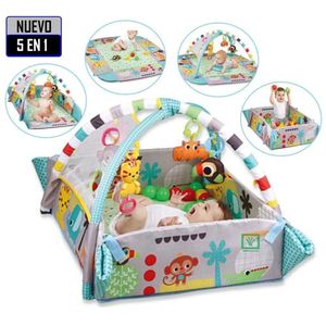 Gimnasio Musical 5 en 1 con Pelotas Celeste