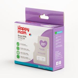 Bolsas de Almacenamiento de Leche Materna HAPPYMAM x 25un