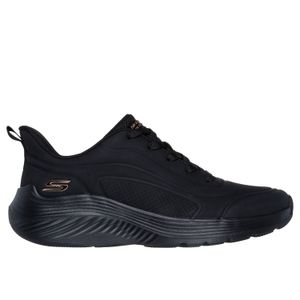 Zapatillas Urbanas Skechers Mujer Bobs Squad Waves 117485 Negro