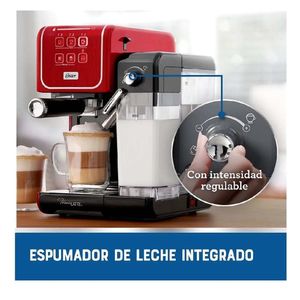 Cafetera Oster Prima Latte Automatica BVSTEM6801R Rojo