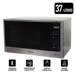 HORNO MICROONDAS PANASONIC - NN-SB646SRPK 37L SILVER