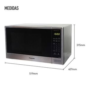 HORNO MICROONDAS PANASONIC - NN-SB646SRPK 37L SILVER