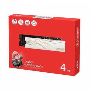 Adata MARS 980 BLADE 4TB SSD M.2 PCIe Gen5 - Velocidad Ultra Rápida 14,000 MB/s, Ideal para Gaming