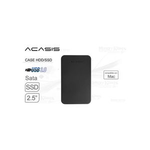 Caja externa ACASIS 2.5" SATA a USB 3.0 para HDD/SSD - compatible con PC y Mac, ligera y portátil
