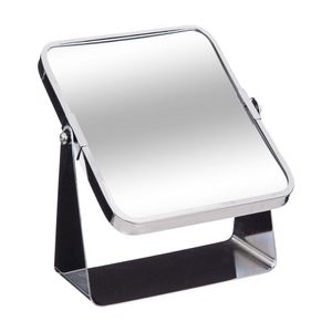 Espejo de mesa giratorio Plateado con aumento X3