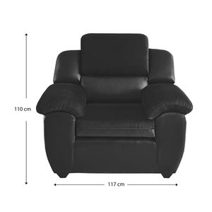 Reclinable 1 Cuerpo Montiano Negro Forli