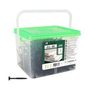 Tornillo Ph C.bugle Fosfat 3.5x55mm para drywall 350 unidades