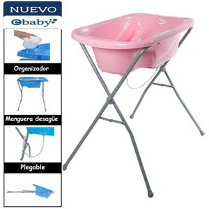 Bañera Plegable Portatil Tali Rosado