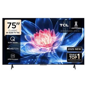 TELEVISOR TCL QLED 75 UHD 4K 75T6C SMART TV