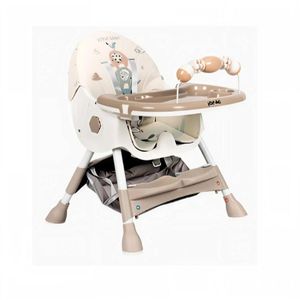 Silla de Comer Doble bandeja Copito Plus Beige