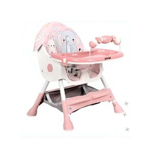 Silla de Comer Doble bandeja Copito Plus Rosado