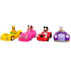 Juguete Set de Vehículos Mickey Mouse y sus Amigos 4pcs MV-4P