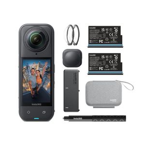 Cámara de acción Insta360 X5 Essential Bundle