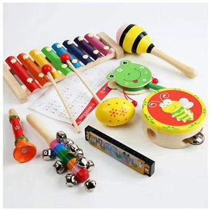 Set De Instrumentos Musicales Coloridos Para Niños